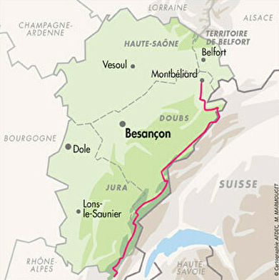 La grande traversée du jura (gtj) a vtt