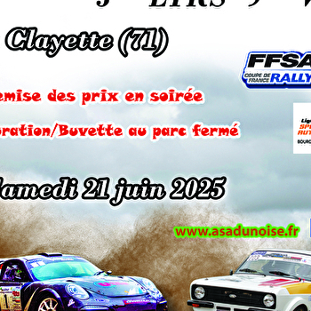 44 -ème Rallye du Brionnais - LA CLAYETTE