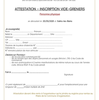 Grand vide grenier printanier