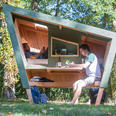 Location Cabane étape Verte au Lac des Settons Morvan - ACTIVITAL