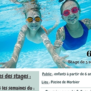 Stages vacances été à la piscine - MORBIER