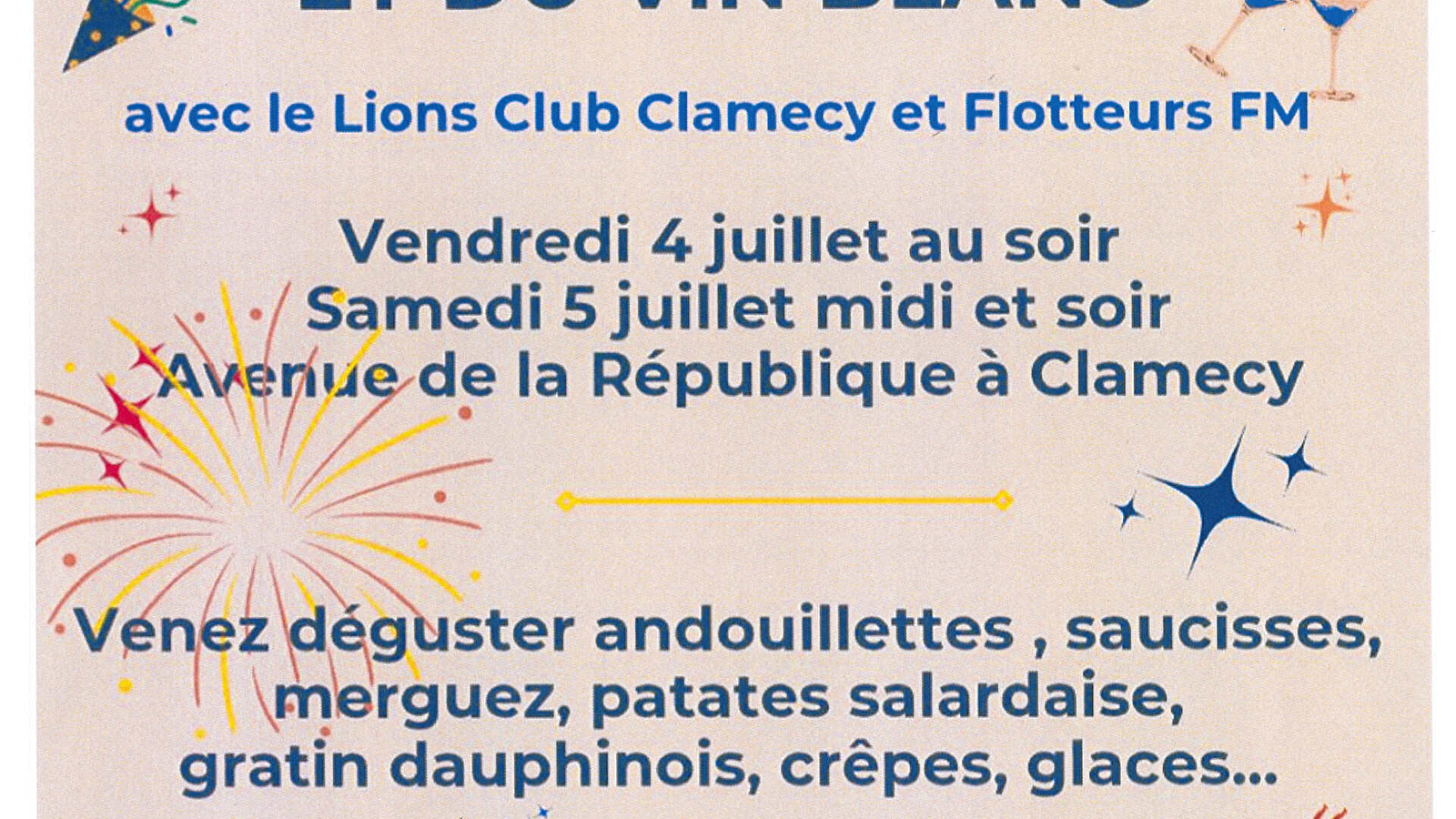 Fête de l'andouillette et du vin blanc