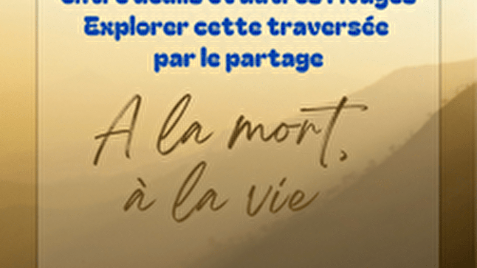 Atelier d'expressivité autour du deuil