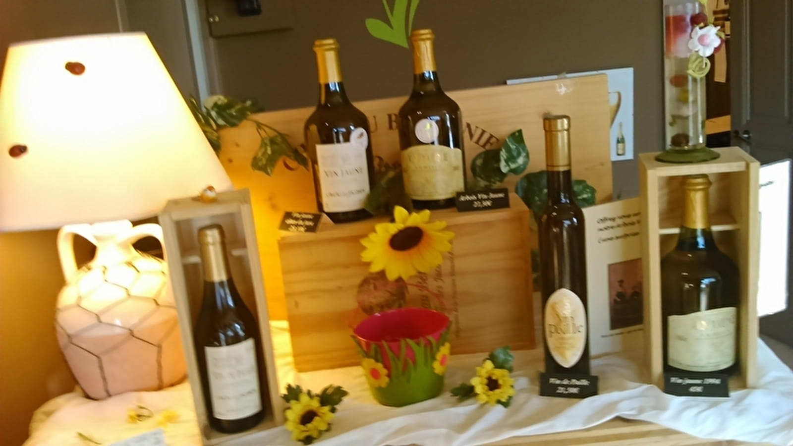 Dégustations des Vins du Jura avec Valérie à Arc-et-Senans