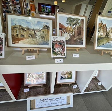 Jérémy Soheylian s'invite dans la vitrine de l'office de tourisme
