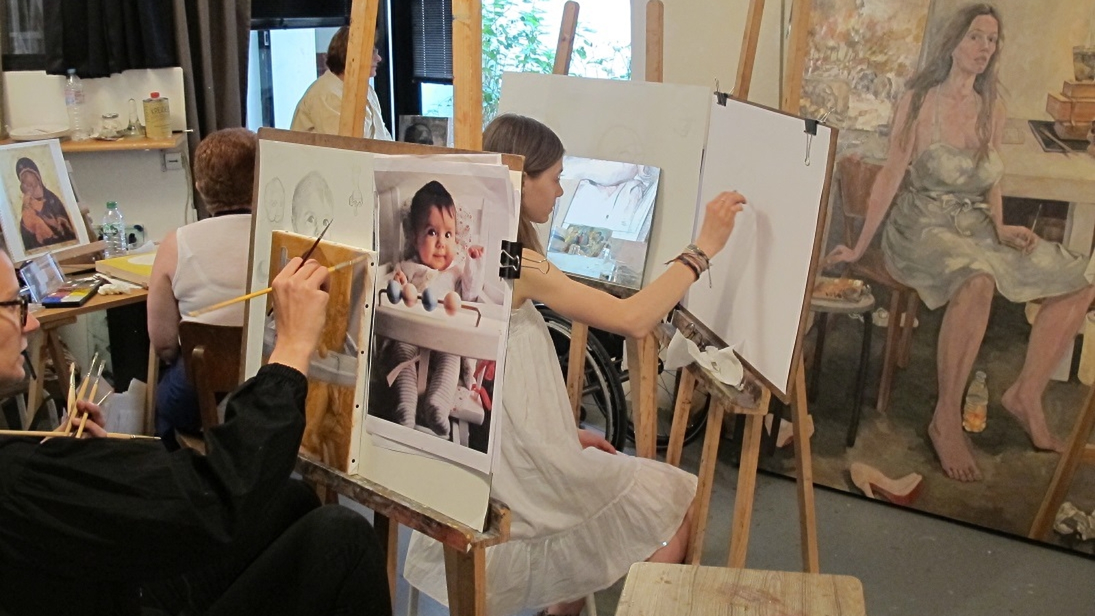 Atelier de dessin et de peinture, formation classique