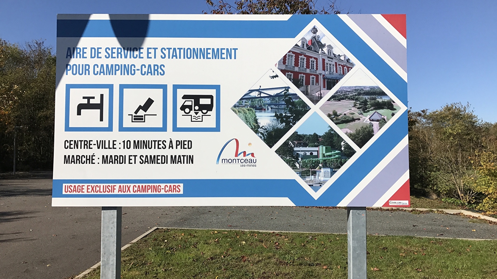 Aire de services pour camping-cars