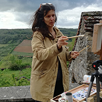 Stage de peinture à l'huile sur le motif - VEZELAY