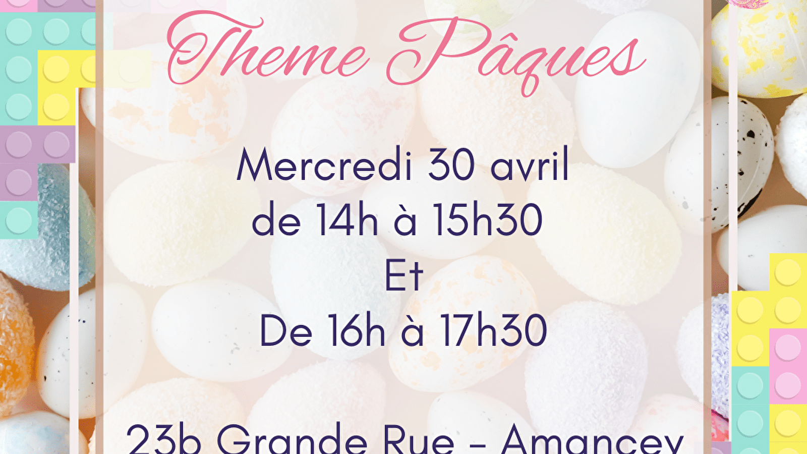 Atelier LEGO® Pâques