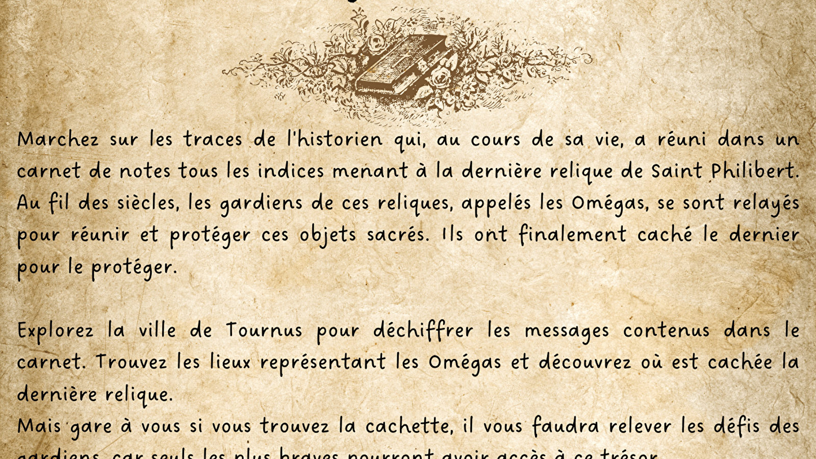 La relique cachée : escape game adultes à Tournus