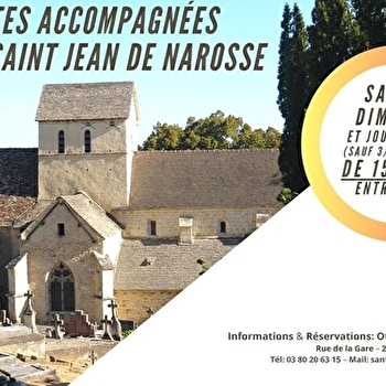 Visites accompagnées de l'Eglise Saint Jean de Narosse - SANTENAY