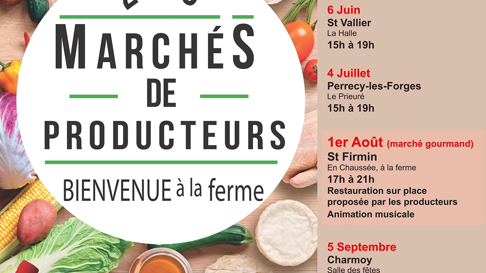 Marché de producteurs Bienvenue à la ferme