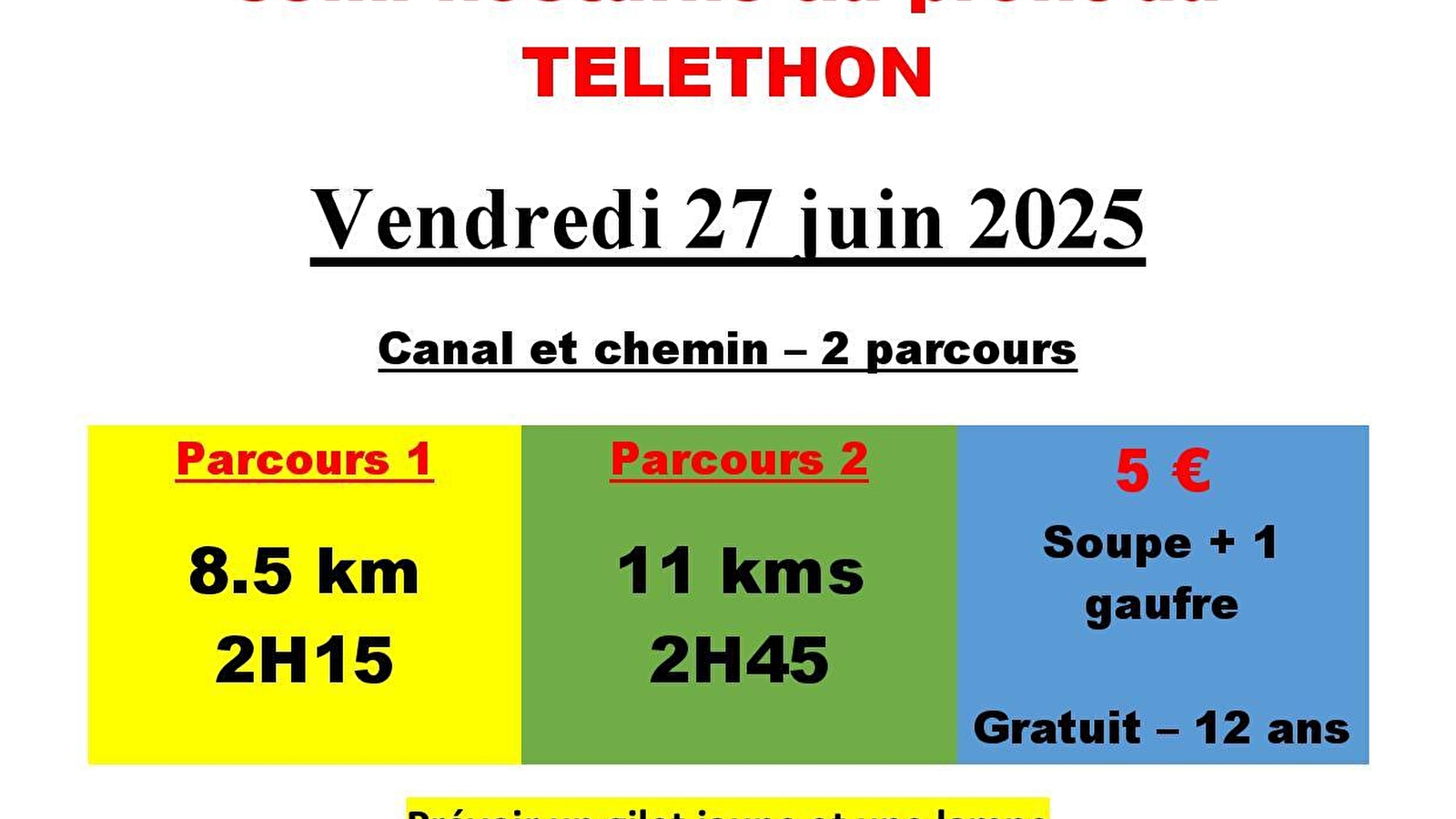 balade en semi nocturne