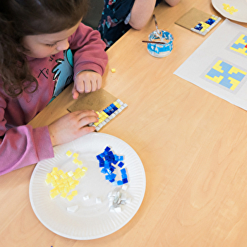 Atelier mosaïque romaine - ALISE-SAINTE-REINE