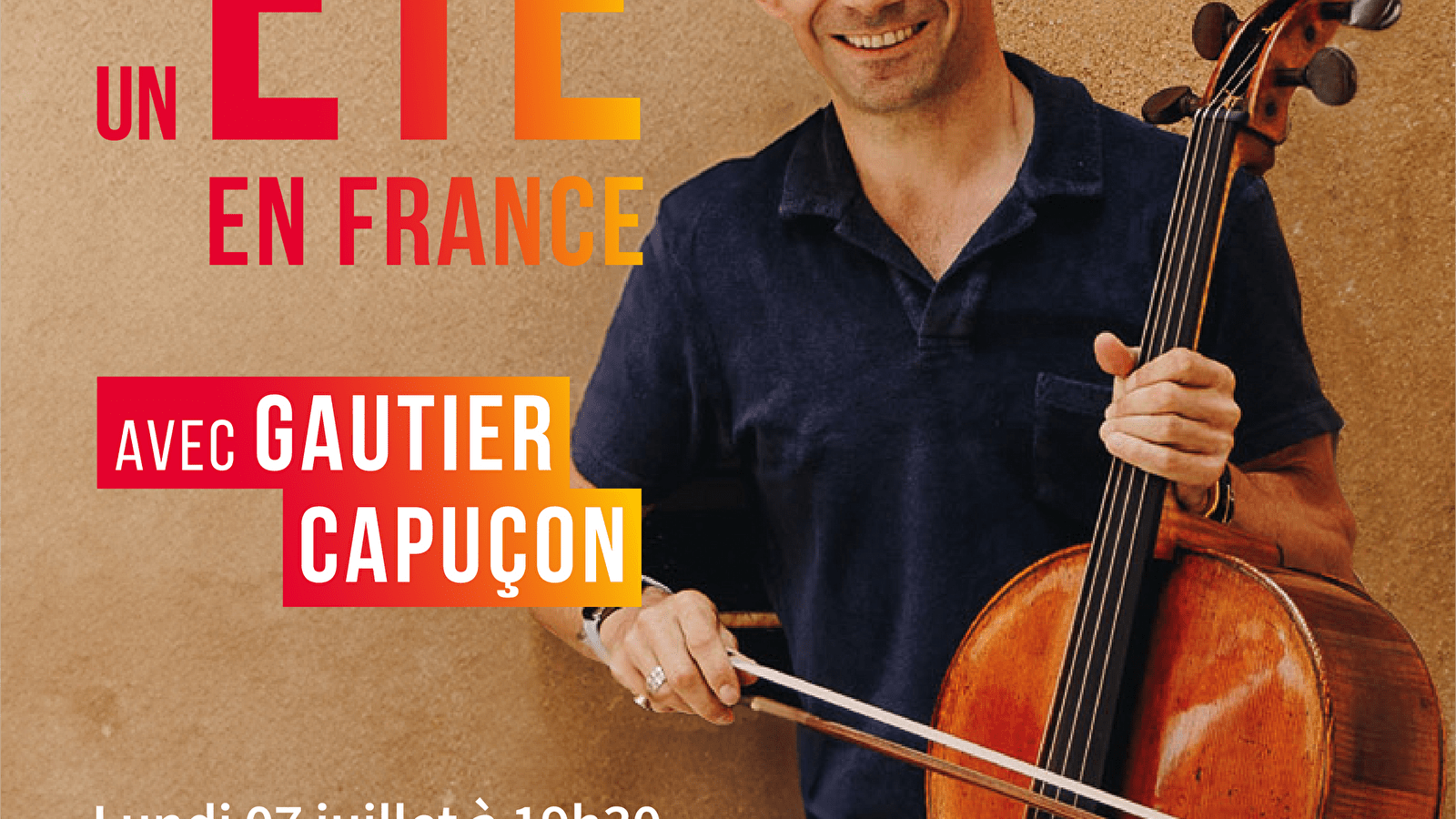 Un Été en France - Concert de Gautier Capuçon à la Base de loisirs de la Saline