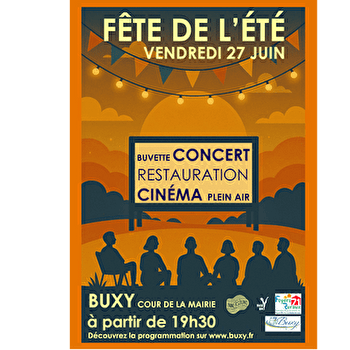 Fête de l'été : Cinéma en plein air et animations - BUXY