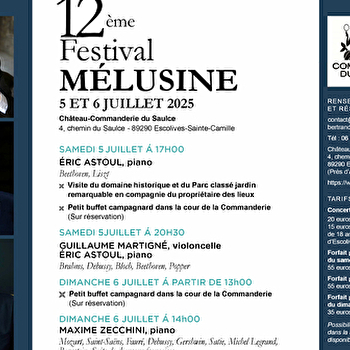 Festival Mélusine - 12ème édition - ESCOLIVES-SAINTE-CAMILLE