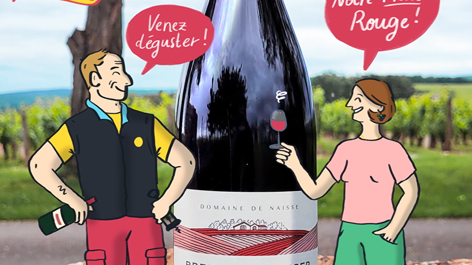 Balade oenologique / Visite du cuvage / Dégustation verticale autour du Mâcon Rouge