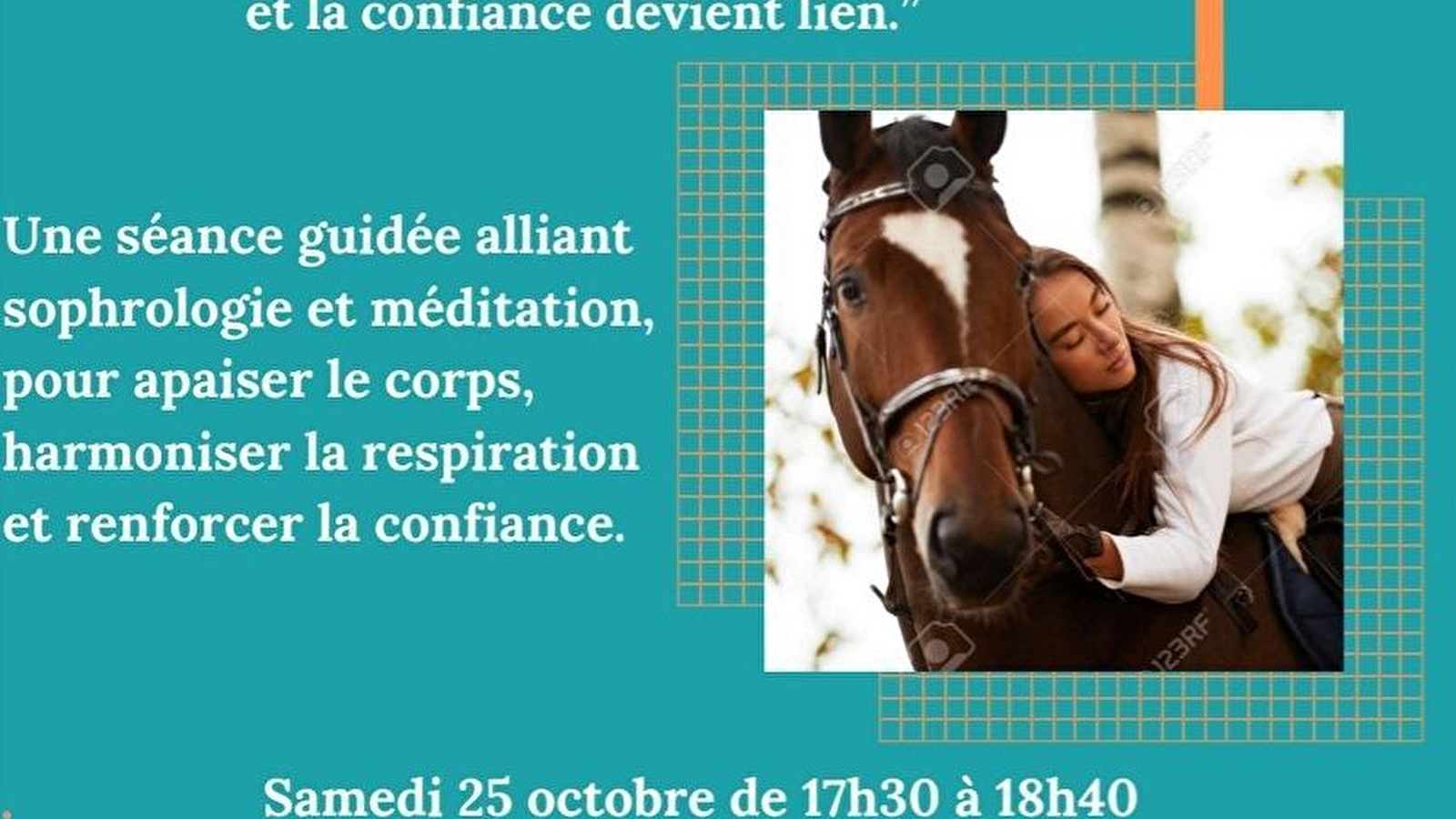 Marche intérieure au pas du cheval