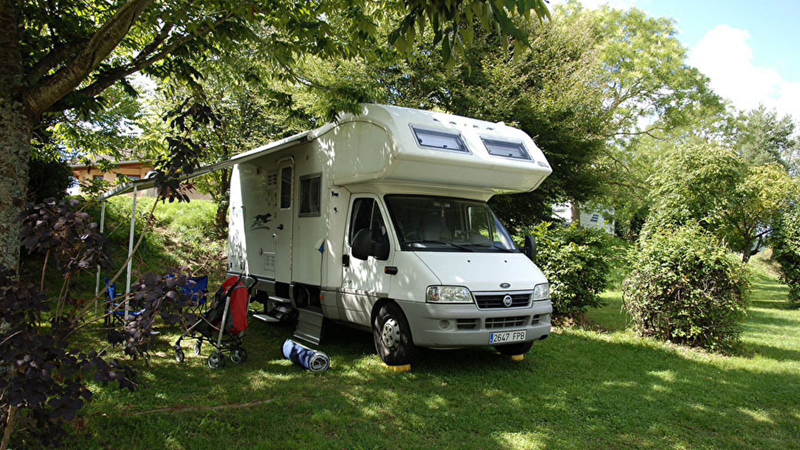 Aire de service pour les campings-cars