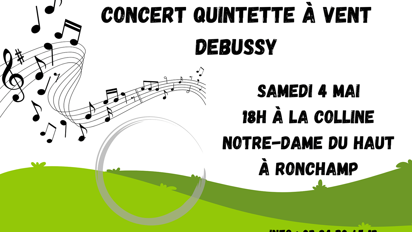 Concert Quintette à vent - Programme Debussy
