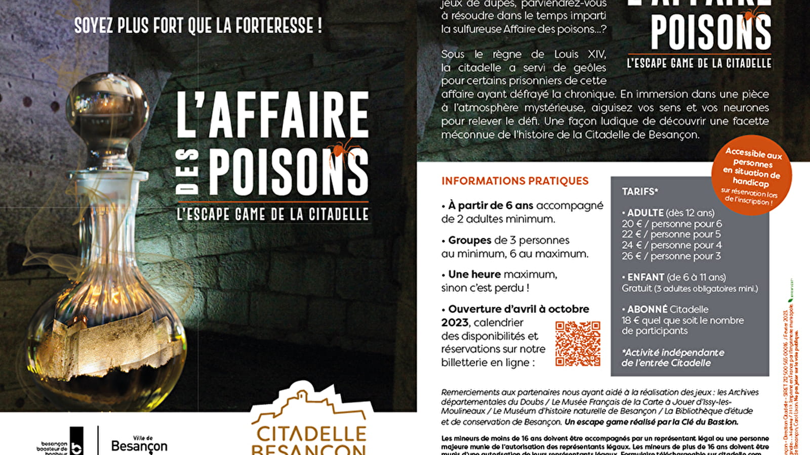 Escape Game 'l'Affaire des poisons'