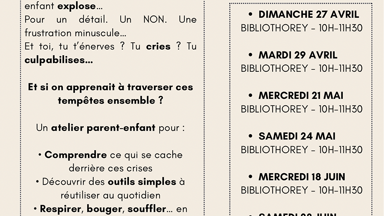 Atelier Parent-Enfant