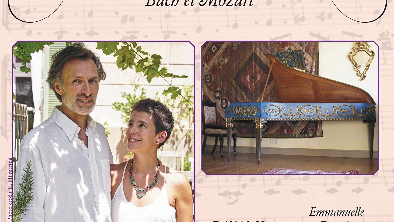 Inauguration d'un piano-forte XVIIIè par Frédérick Haas et Emmanuelle Dauvin