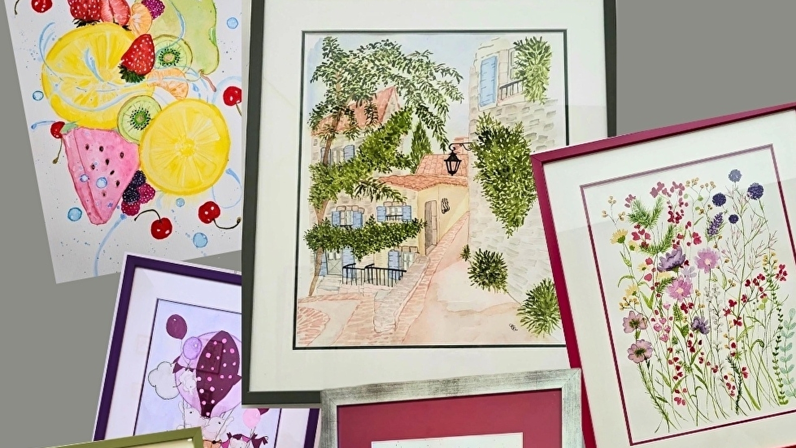 Exposition peinture à l'aquarelle 