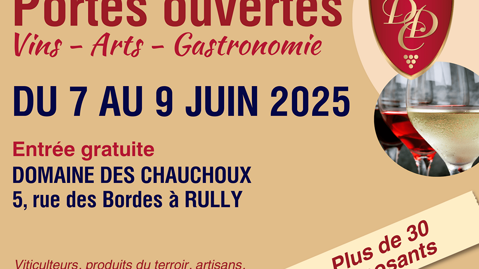 Domaine des Chauchoux - Portes Ouvertes