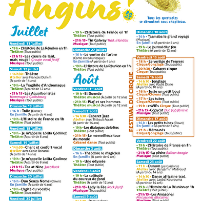 Tous aux Angins - Festival des arts vivants