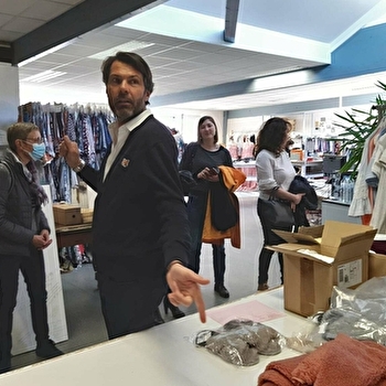 Visite de l'entreprise Textile Indémaillable - Lingerie Le Chat - CHAUFFAILLES