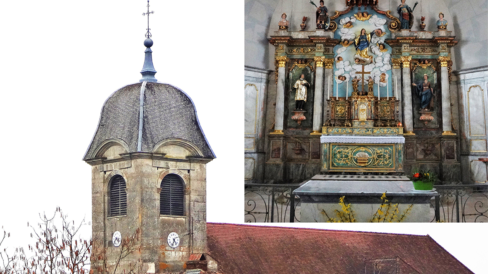 Église Nicolas Ledoux de l'Assomption et son retable