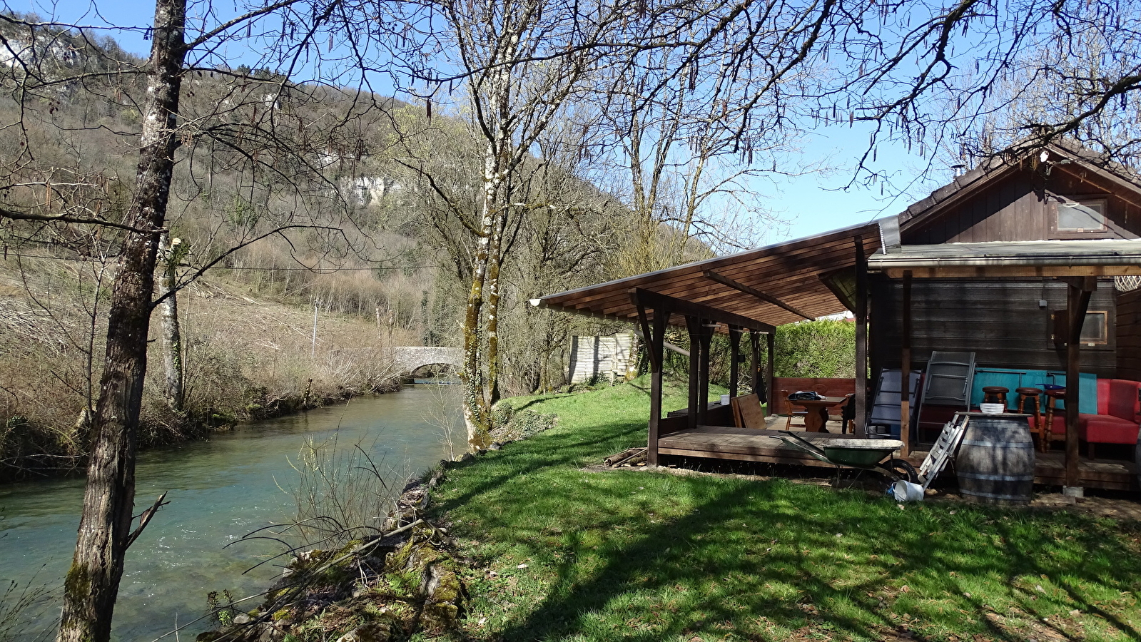 Chalet les pieds dans l'eau