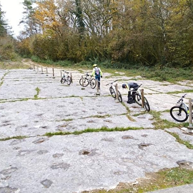 Circuit VTT n°27 (rouge) - Piste des Dinosaures - Falaise de Bérranger