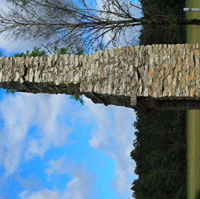 Mémorial et cheminée du camp américain 