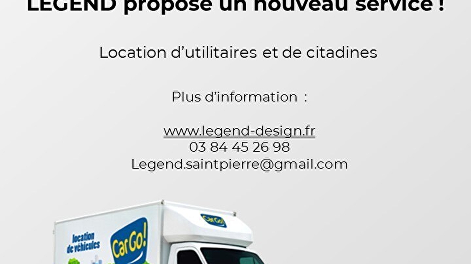 Location de véhicule - Legend