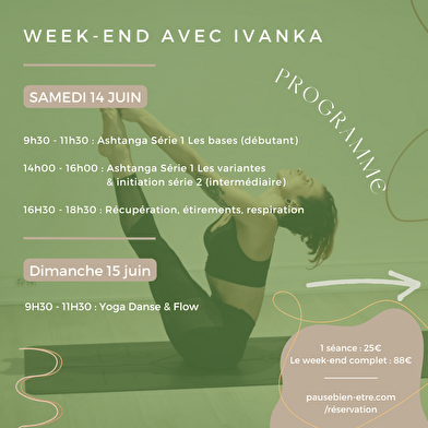 Week-end YOGA avec Ivanka