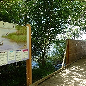Le sentier des rives du lac du Bouverans - BOUVERANS