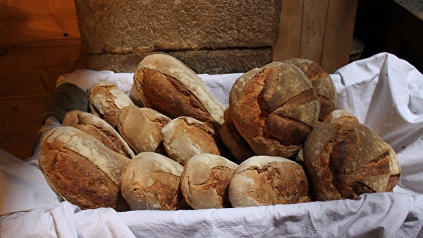 Enfournement des pains et des brioches - Ecomusée maison Michaud