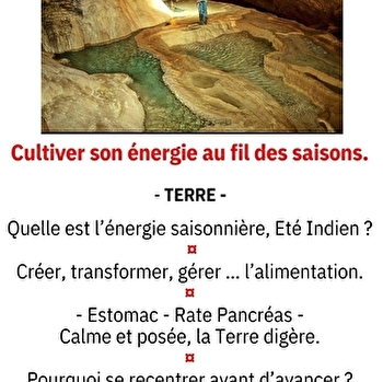 Atelier SHIATSU ' Cultiver son énergie au fil des saisons ' - LA GRANDE-VERRIERE