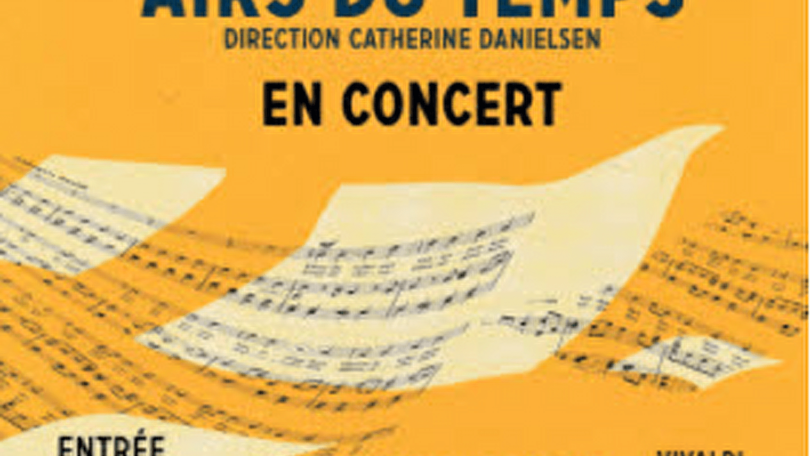 Concert chant classique du chœur airs du temps