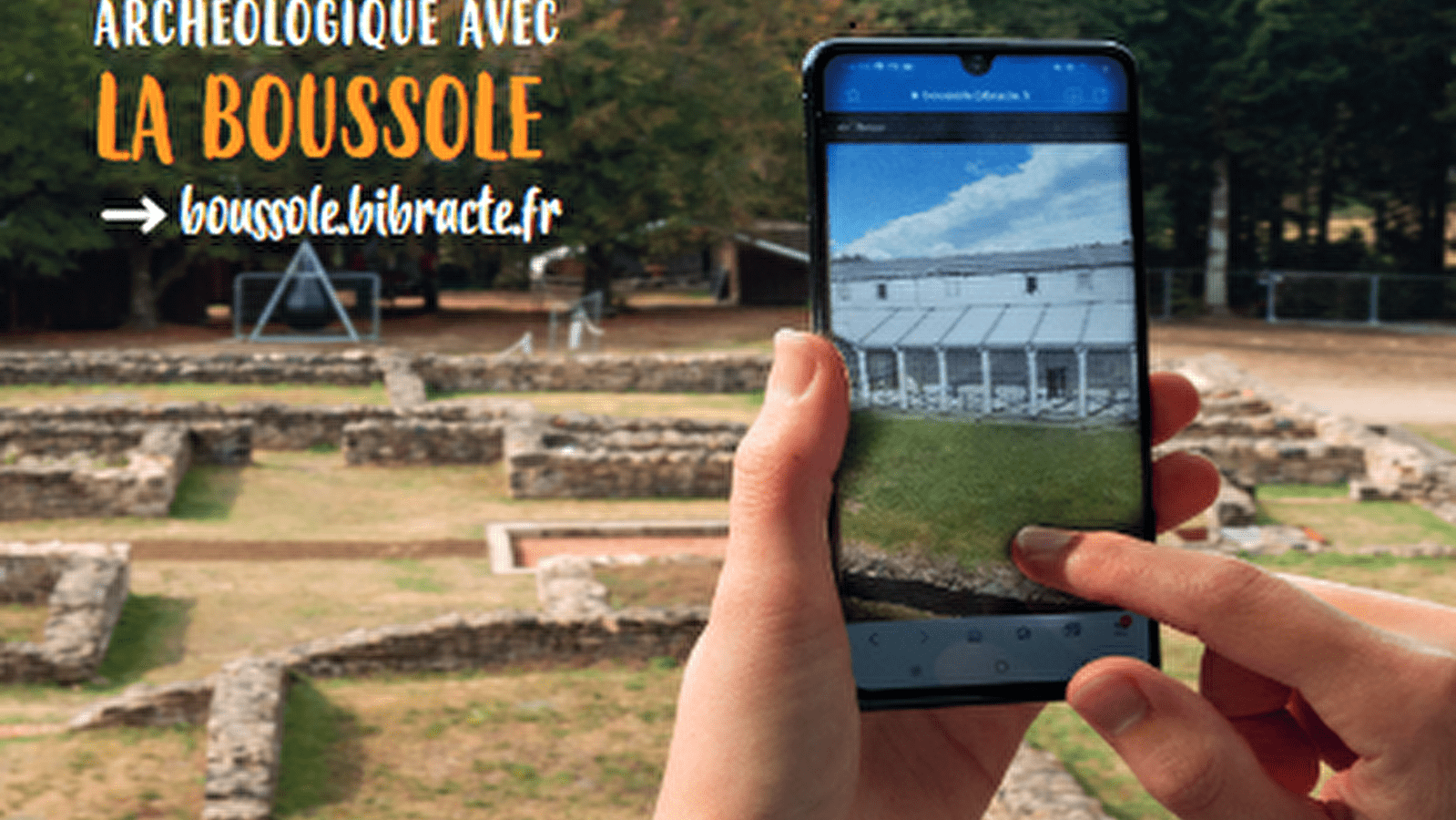 Visite du site archéologique de Bibracte avec la Boussole