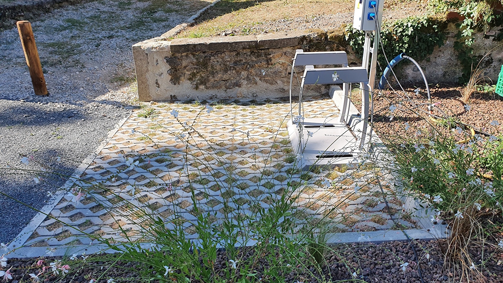 Borne de recharge pour vélo éléctrique 