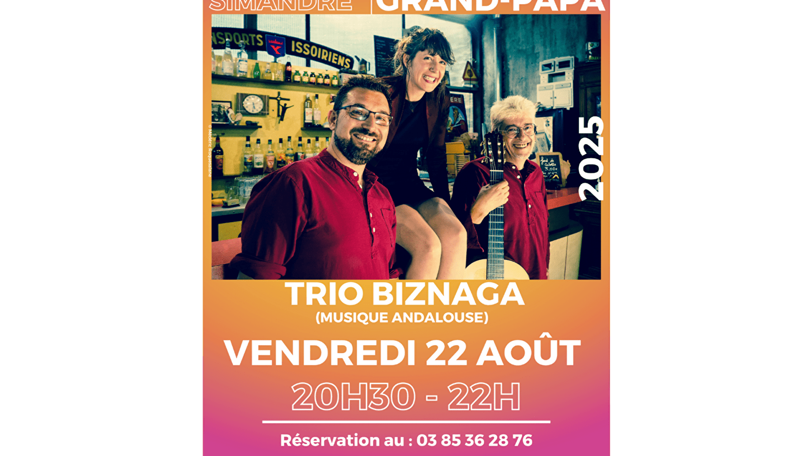 Garçon, la note : Trio Biznaga chez Grand Papa