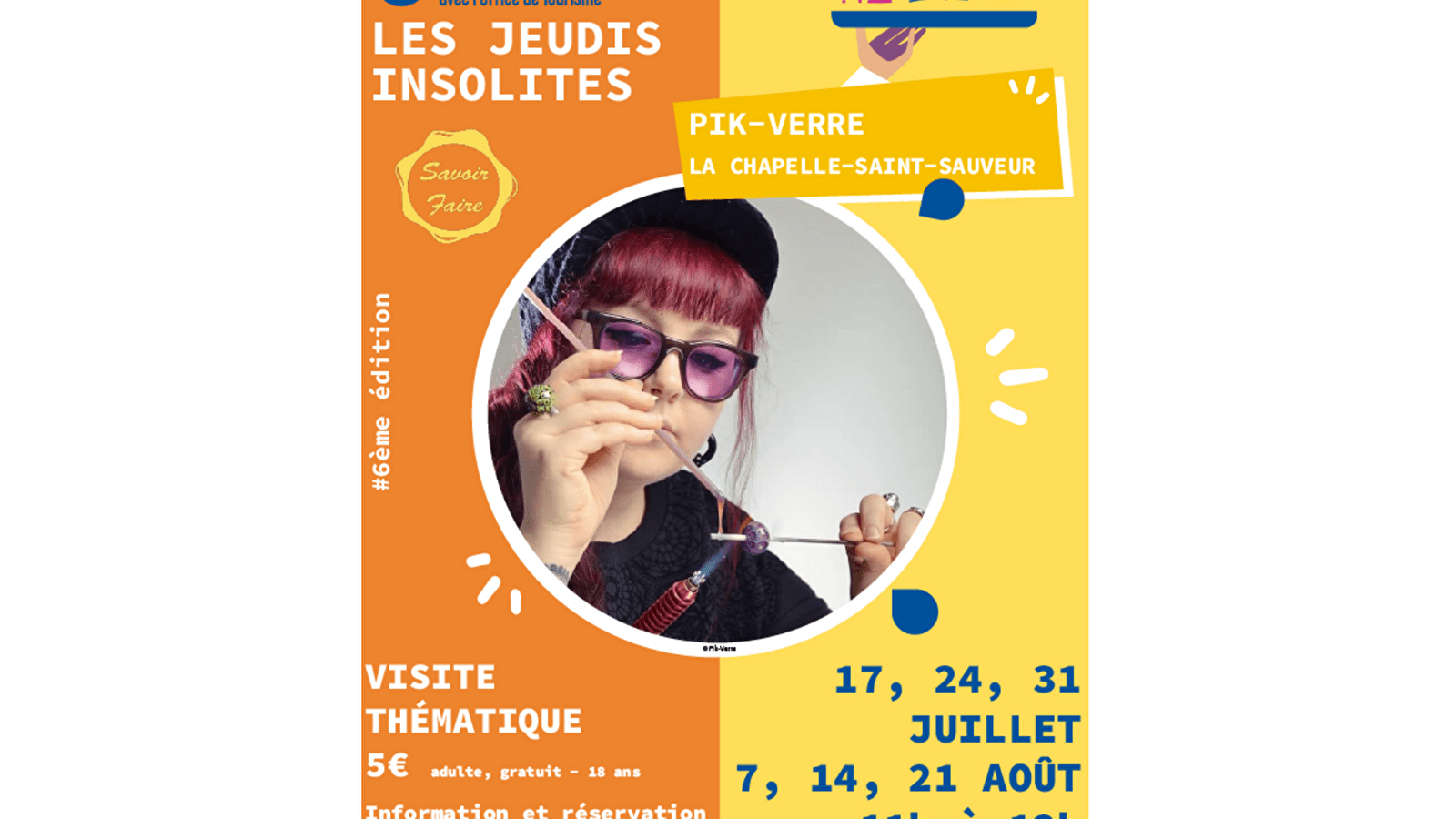 Jeudis insolites : Atelier Pik-Verre