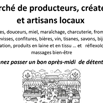 Marché d'été des producteurs, créateurs et artisans locaux - SAINT-MARCELIN-DE-CRAY