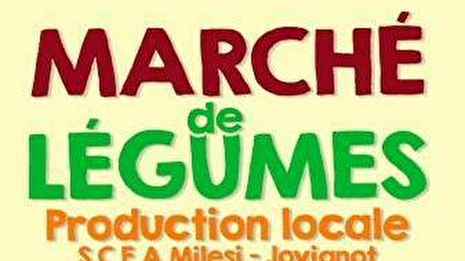 Marché de légumes