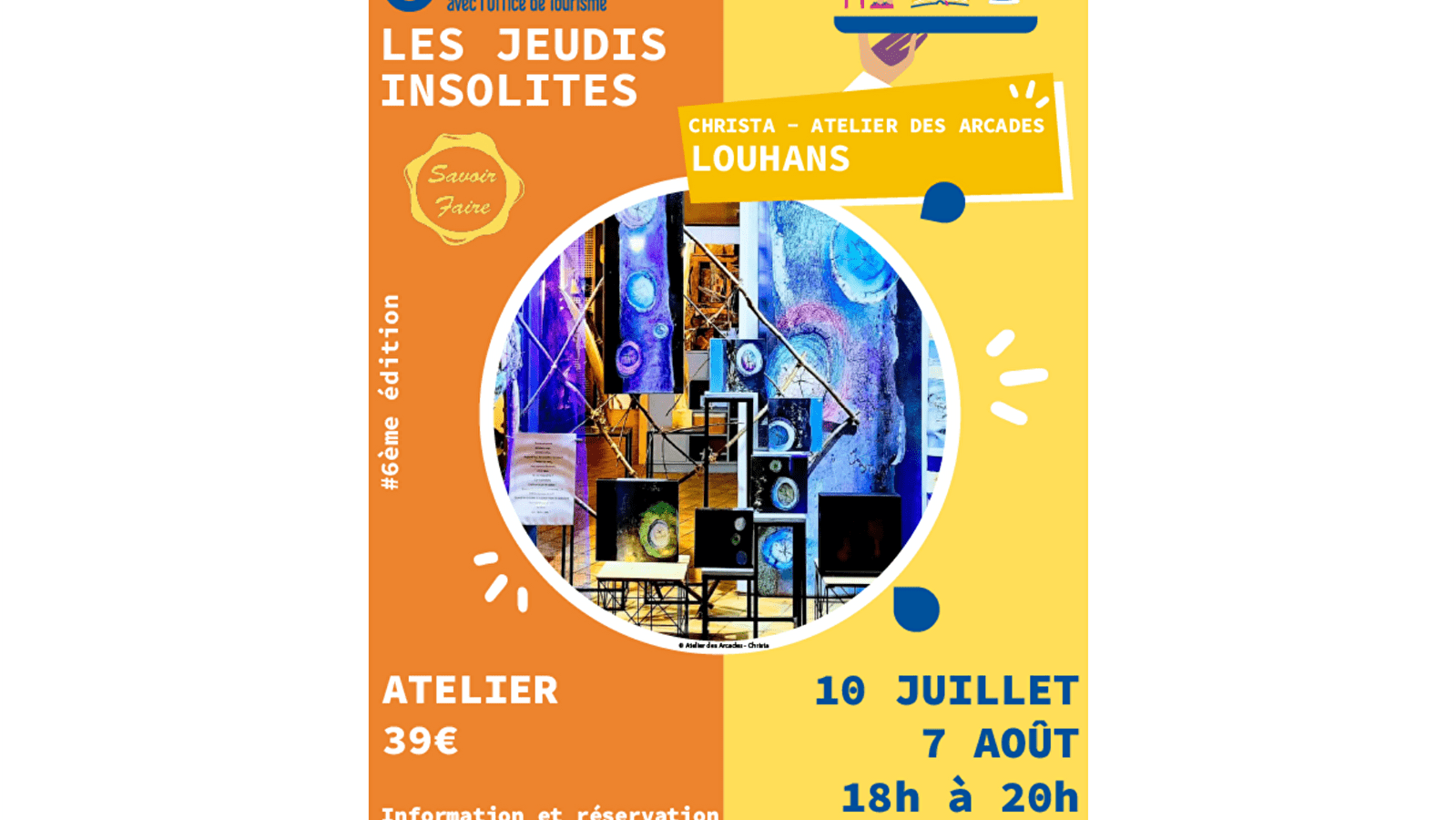 Jeudis insolites : Atelier des arcades