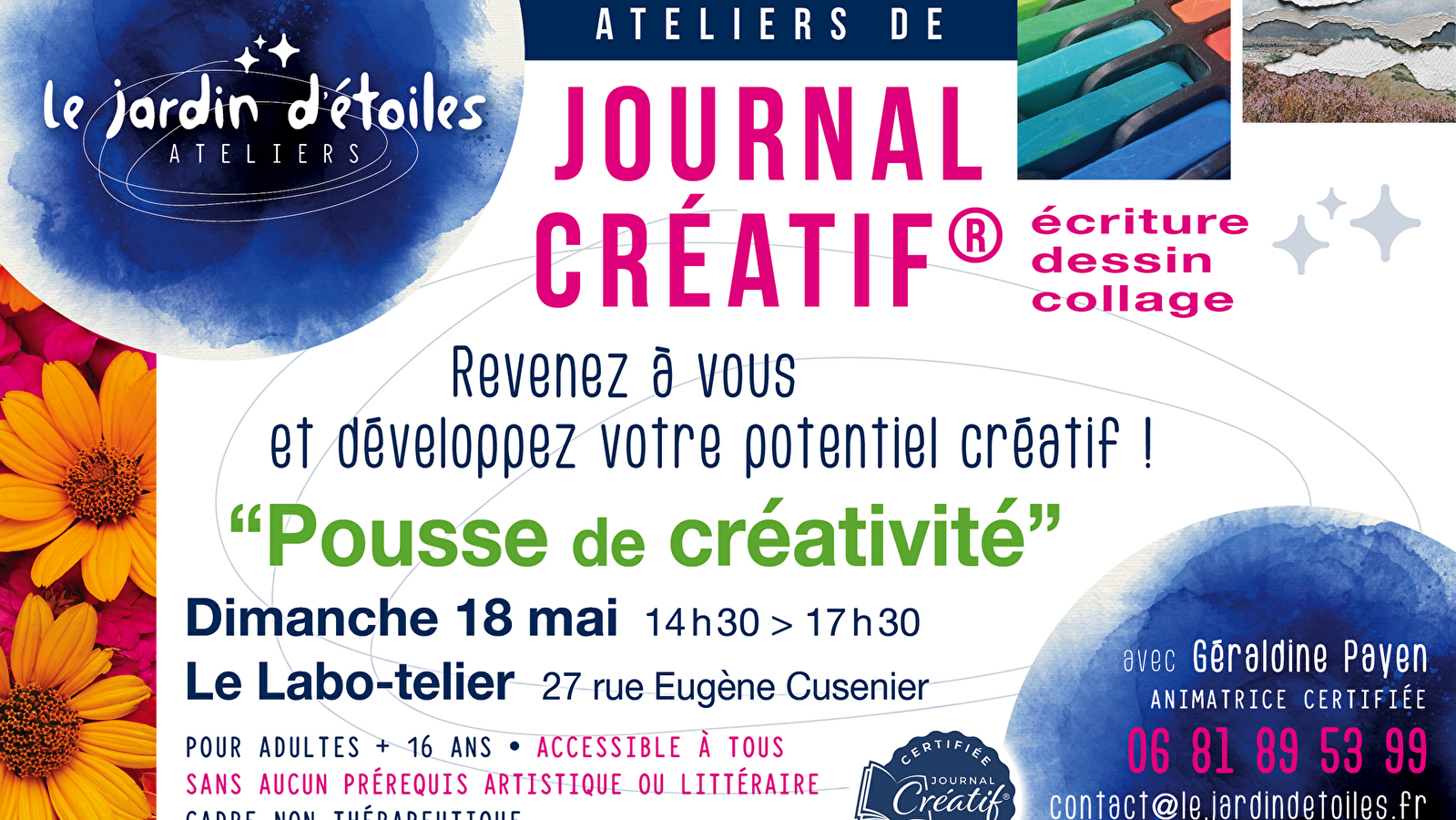 Atelier de journal créatif